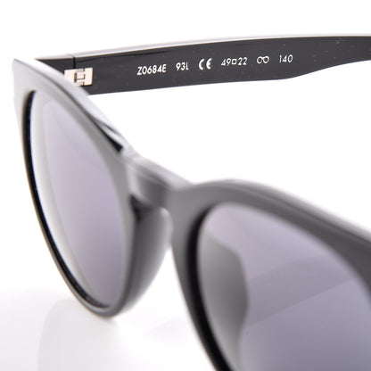 Louis Vuitton Influence Round Sunglasses Z0684E Black 6 of 8