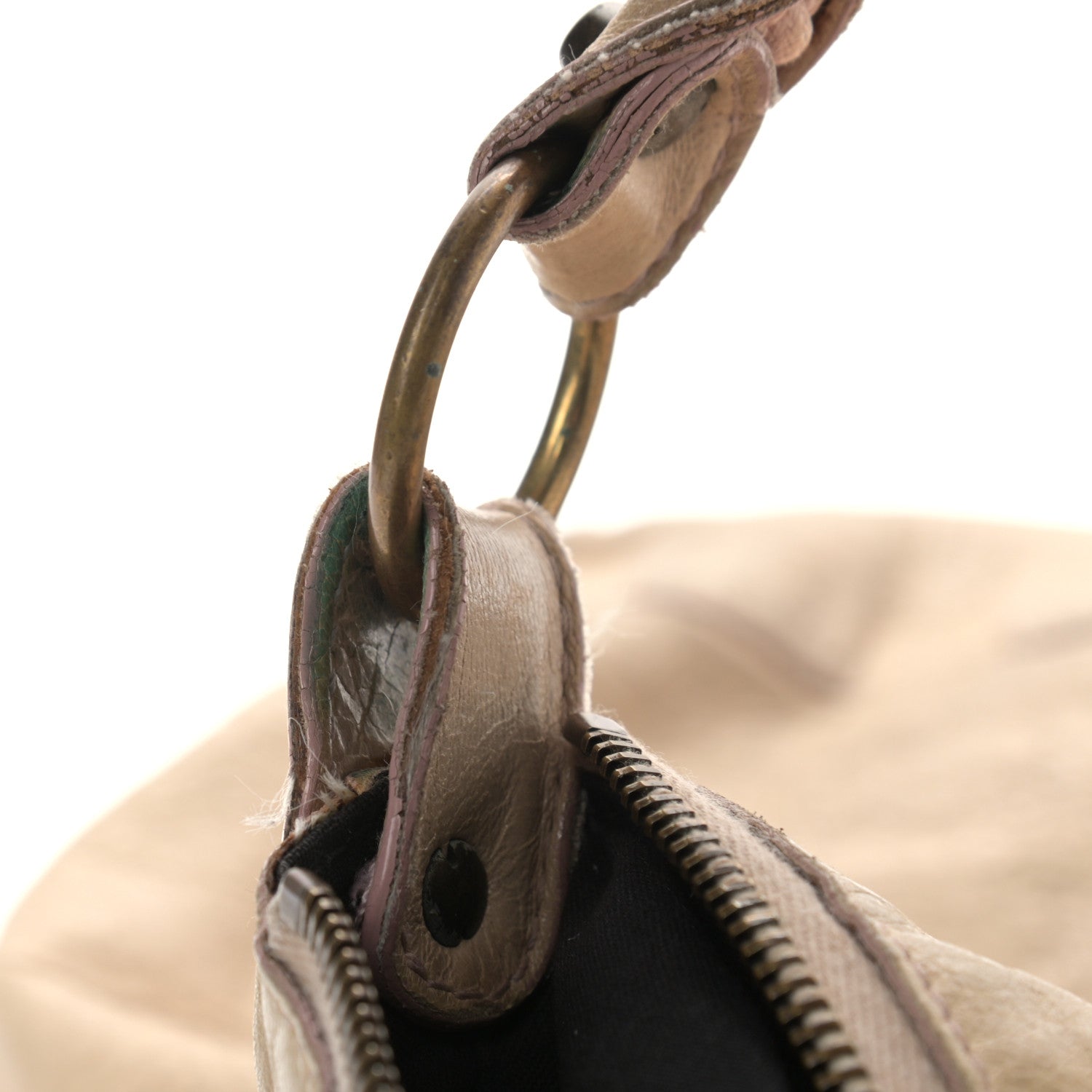 Balenciaga Agneau Classic Hardware Day Hobo Beige 12 of 22