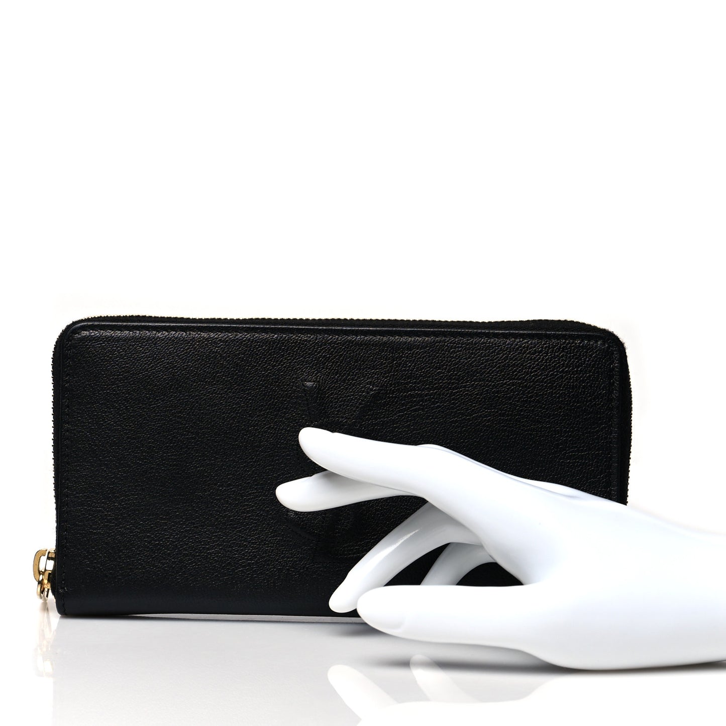 Chevre Belle De Jour Zip Around Wallet Black