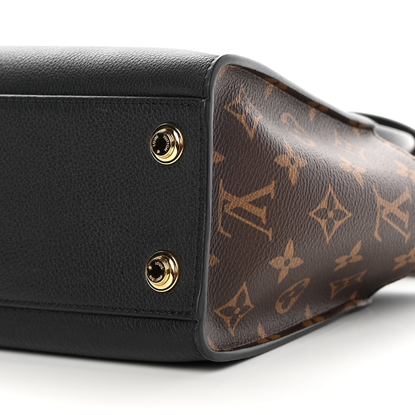 Calfskin Monogram On My Side PM Black