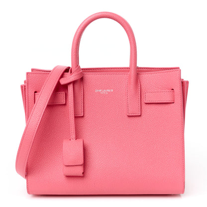 Saint Laurent Calfskin Nano Sac De Jour Rose Clair 1 of 11