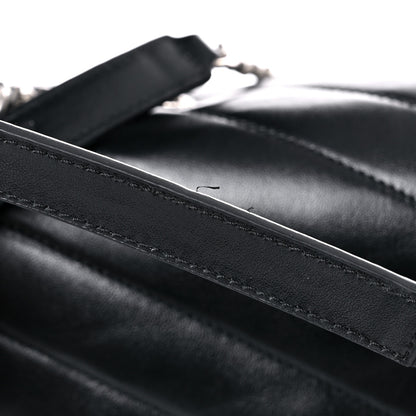 Saint Laurent Calfskin Y Quilted Monogram Medium Loulou Chain Satchel Black 22 of 25