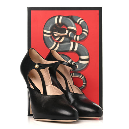 Gucci Malaga Kid Lesley Mary Jane Pumps 40.5 Black 9 of 9