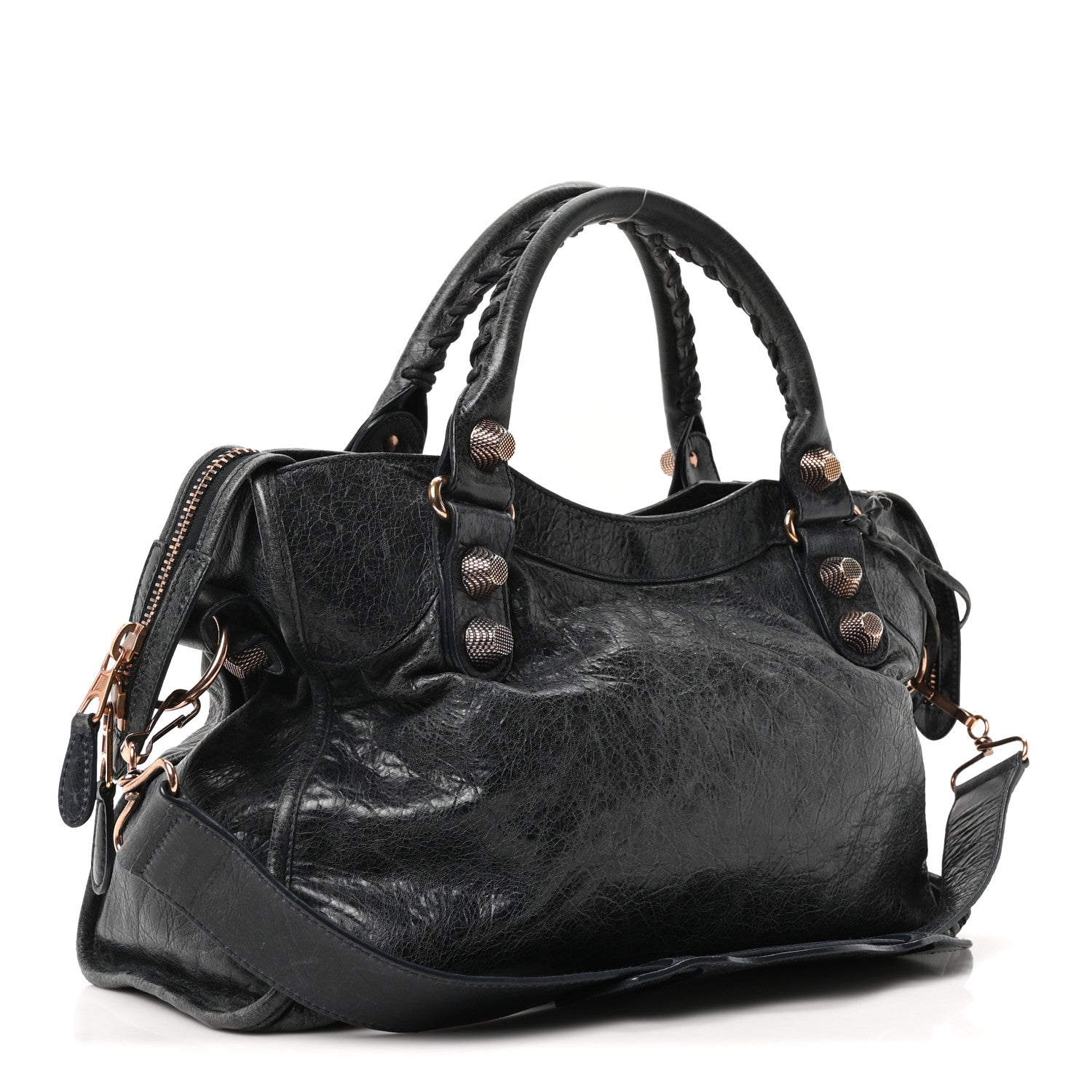 Balenciaga Agneau Giant 21 Rose Gold Hardware City Dark Night 4 of 11
