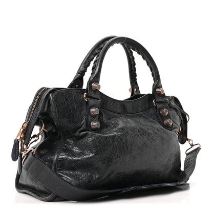 Balenciaga Agneau Giant 21 Rose Gold Hardware City Dark Night 4 of 11