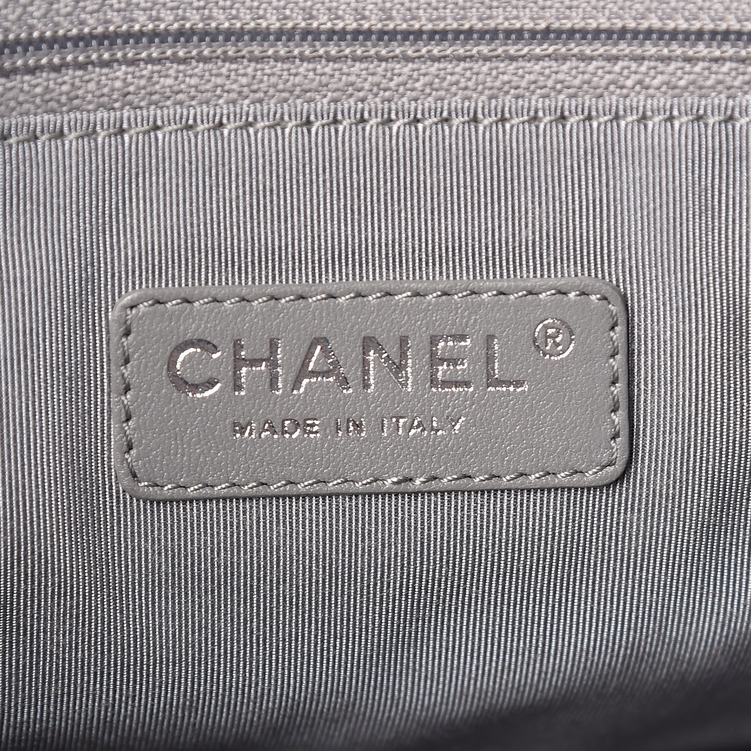 Chanel Caviar Quilted Large French Riviera Flap Dark Grey 6 of 10