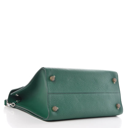 Christian Dior Grained Calfskin Medium Diorever Flap Green 4 of 13