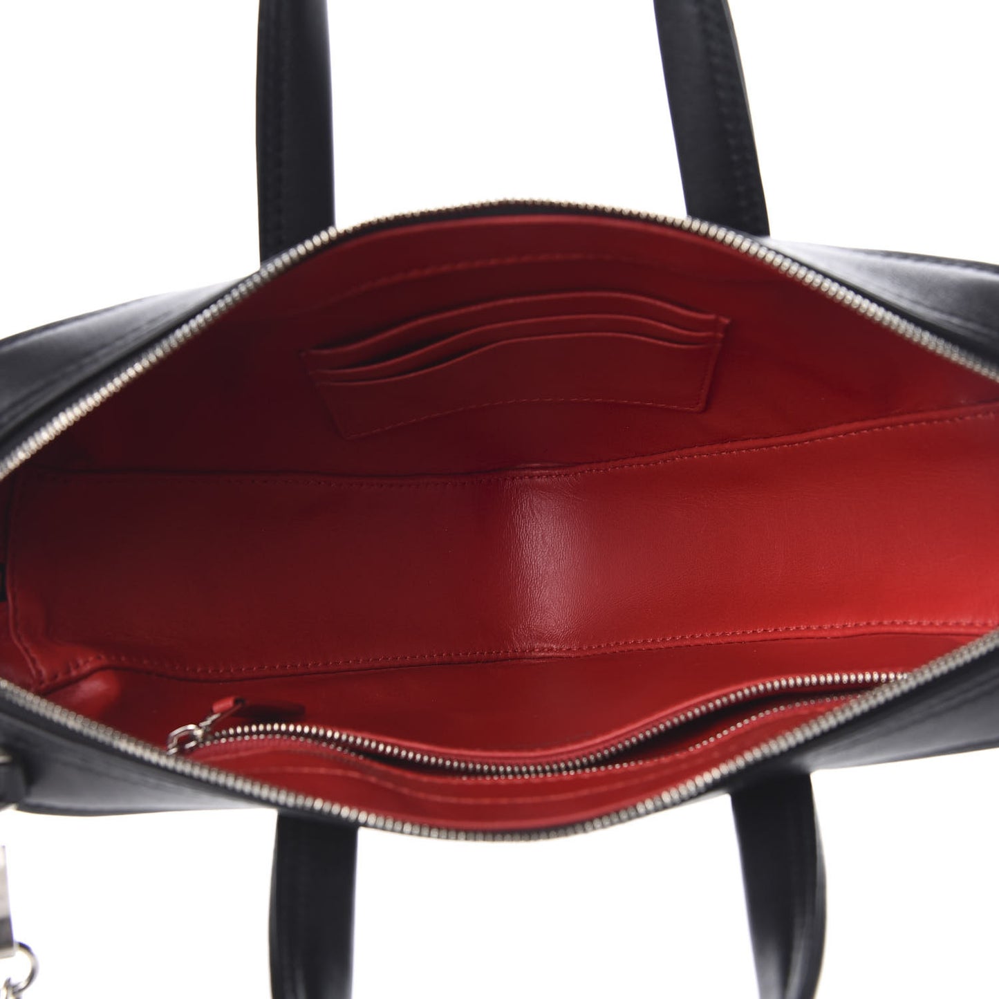 Calfskin XS Triangle Chain Duffle Black
