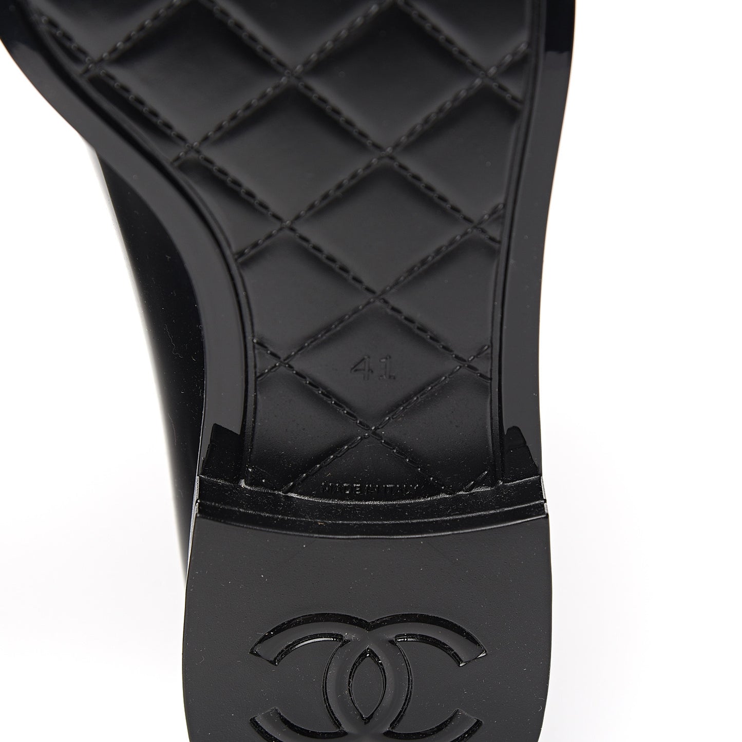 Rubber Rain Boots 41 Black