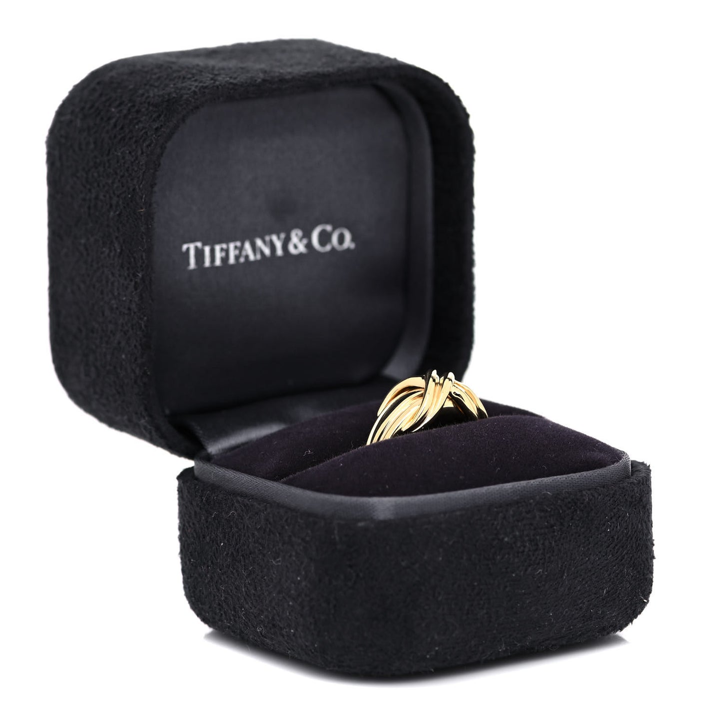 18K Yellow Gold Signature X Ring 49 5
