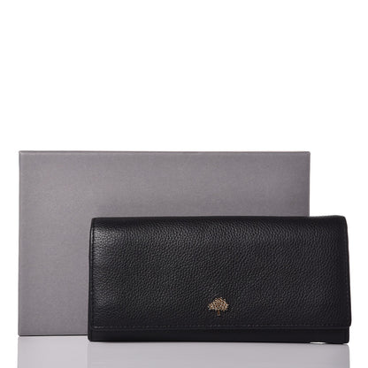 Mulberry Classic Grain Small Tree Continental Wallet Black 7 of 7