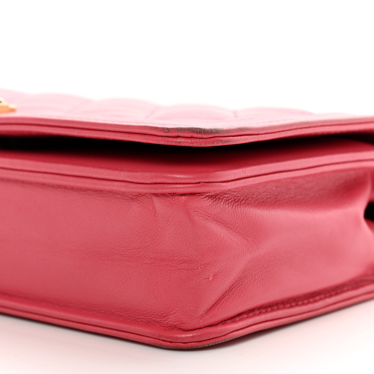 Chanel Lambskin Quilted Boy Wallet On Chain WOC Pink 11 of 14