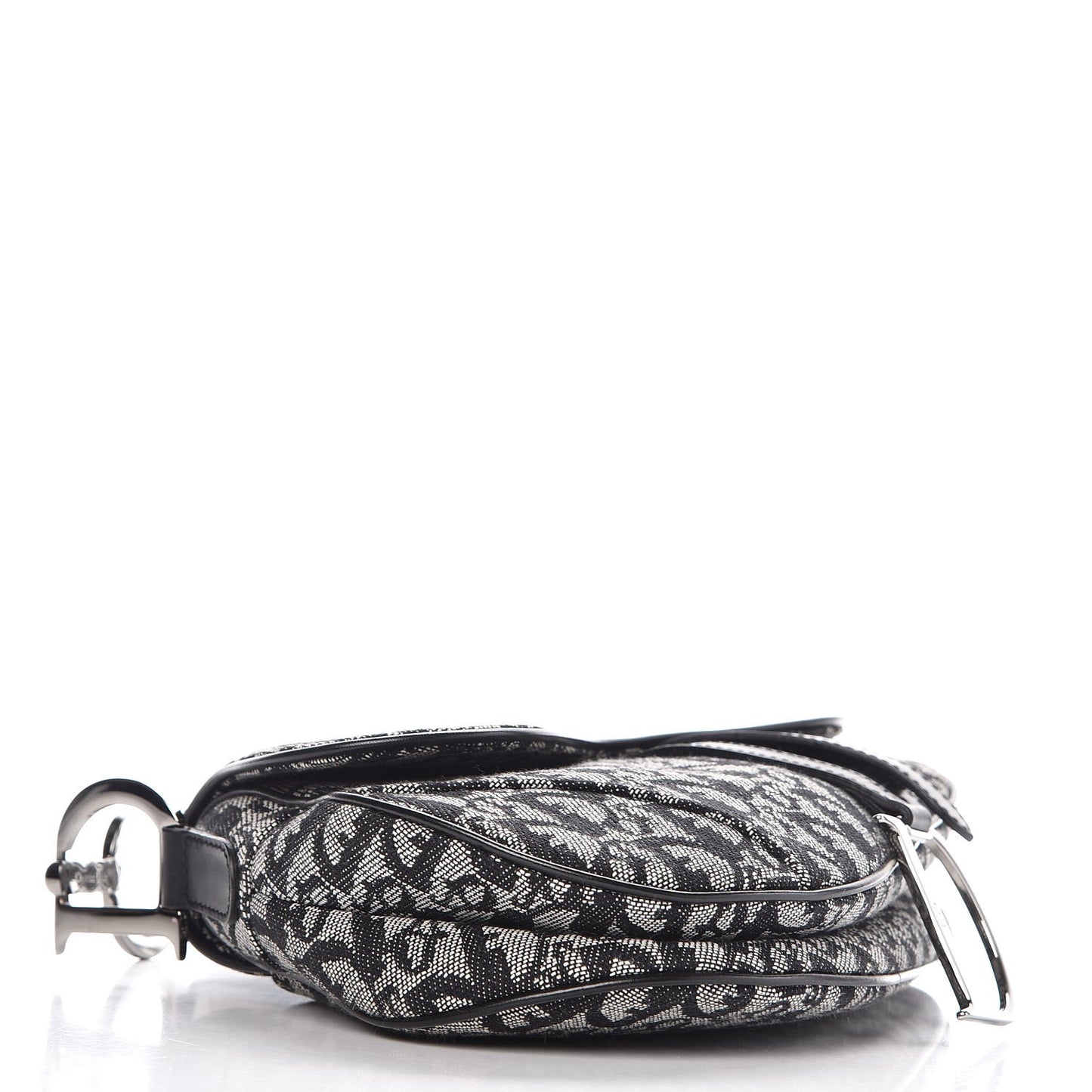 Monogram Saddle Bag Black