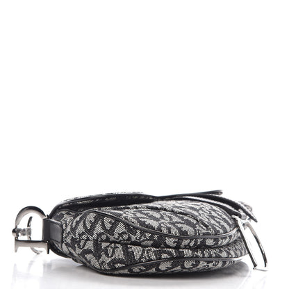 Christian Dior Monogram Saddle Bag Black 4 of 7