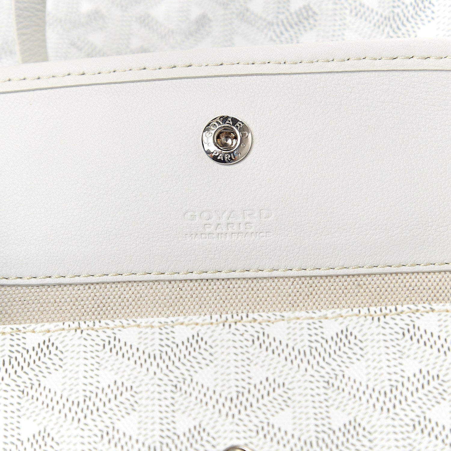 Goyard Goyardine Reversible Anjou PM White 6 of 10