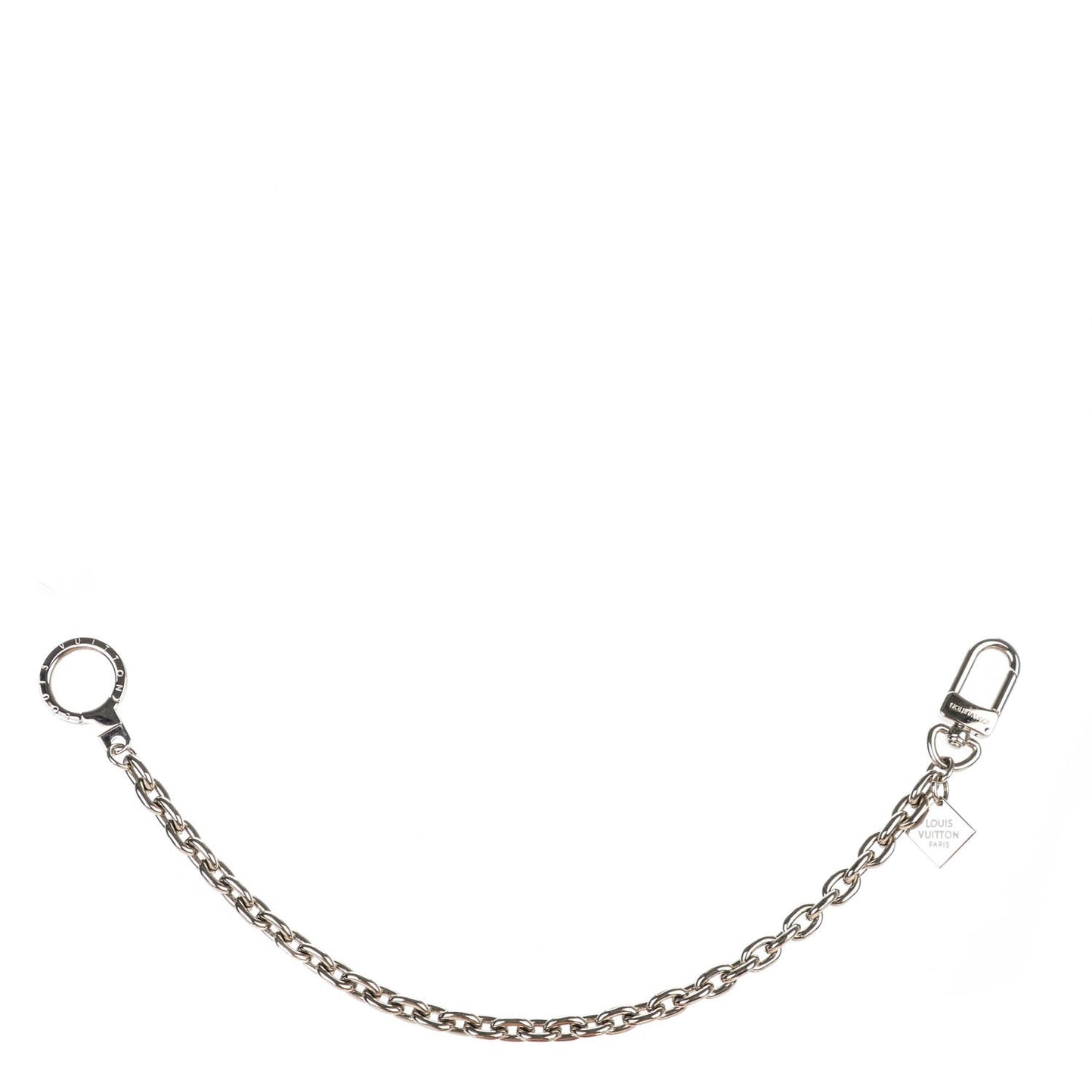Metal Mens XL Key Chain Silver