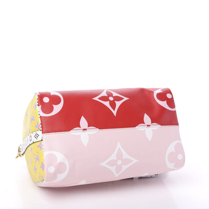 Louis Vuitton Monogram Giant Speedy Bandouliere 30 Rouge 3 of 8