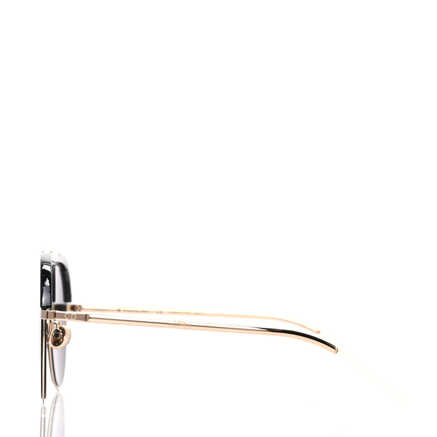 Christian Dior Desertic Aviator Sunglasses Gold 3 of 7