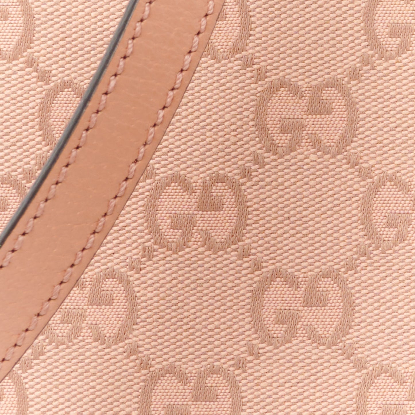 Monogram Textured Dollar Calfskin Small Ophidia Dome Shoulder Bag Cloche Rose Pink