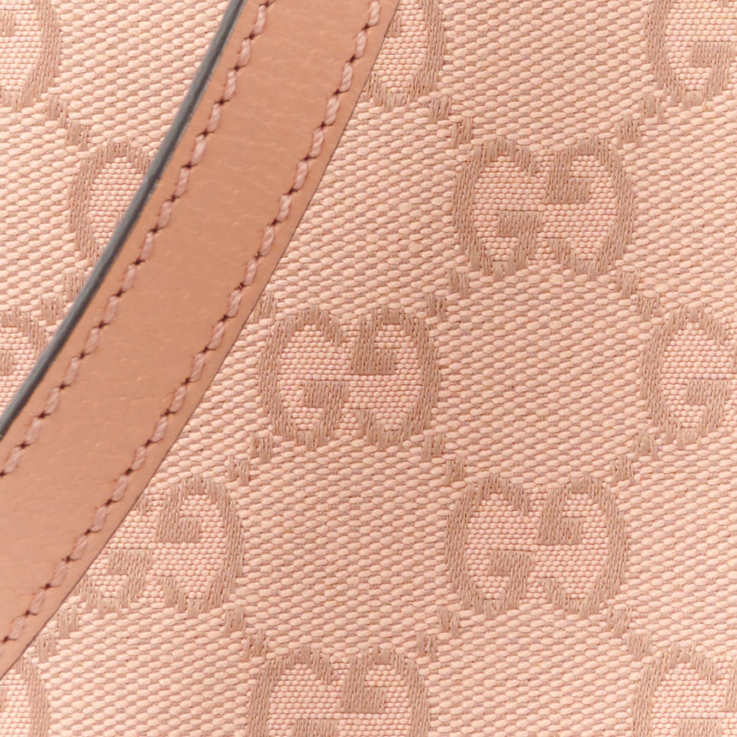 Gucci Monogram Textured Dollar Calfskin Small Ophidia Dome Shoulder Bag Cloche Rose Pink 8 of 13