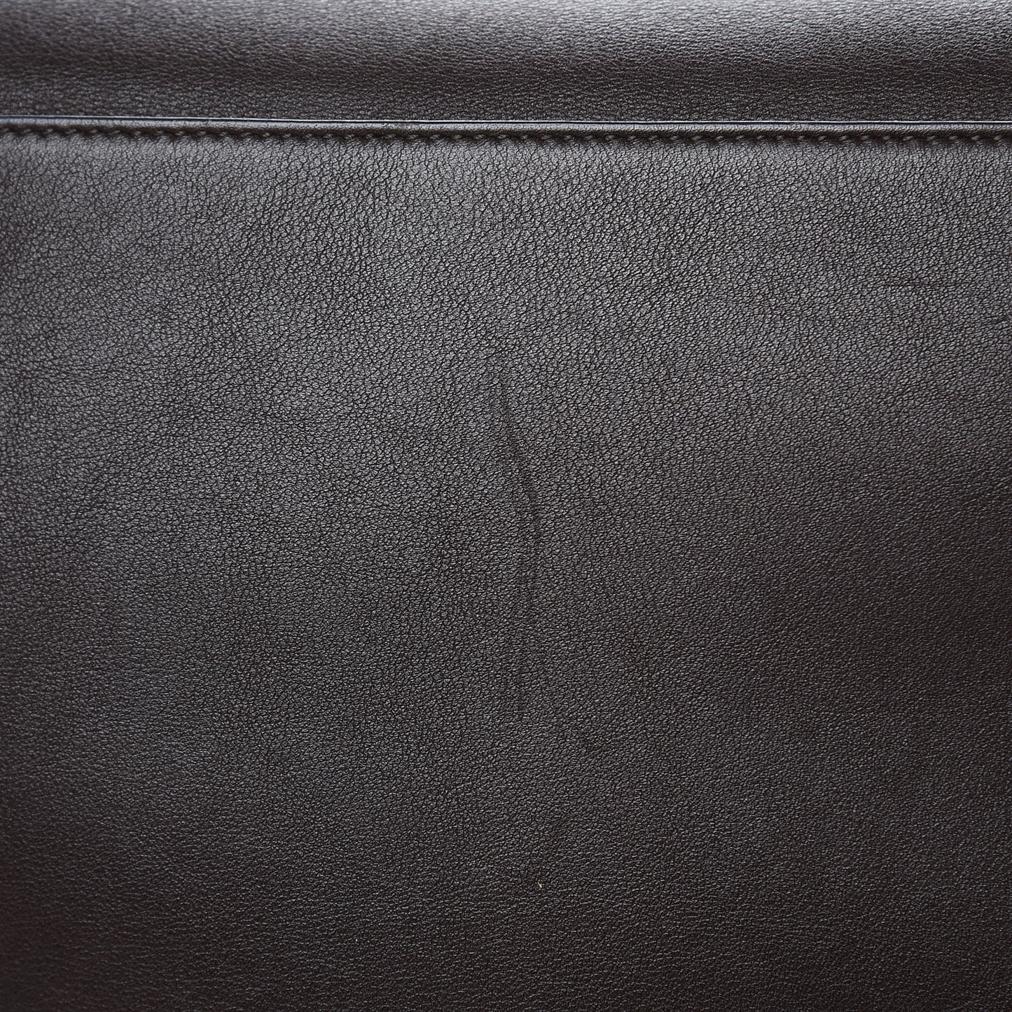 Calfskin Large Sac De Jour Carryall Dark Brown