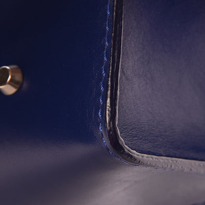 Alexander McQueen Smooth Calfskin Legend Satchel Ultramarine 13 of 14