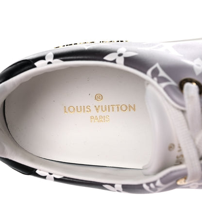 Louis Vuitton Calfskin Monogram Frontrow Sneakers 38.5 White Black 7 of 9