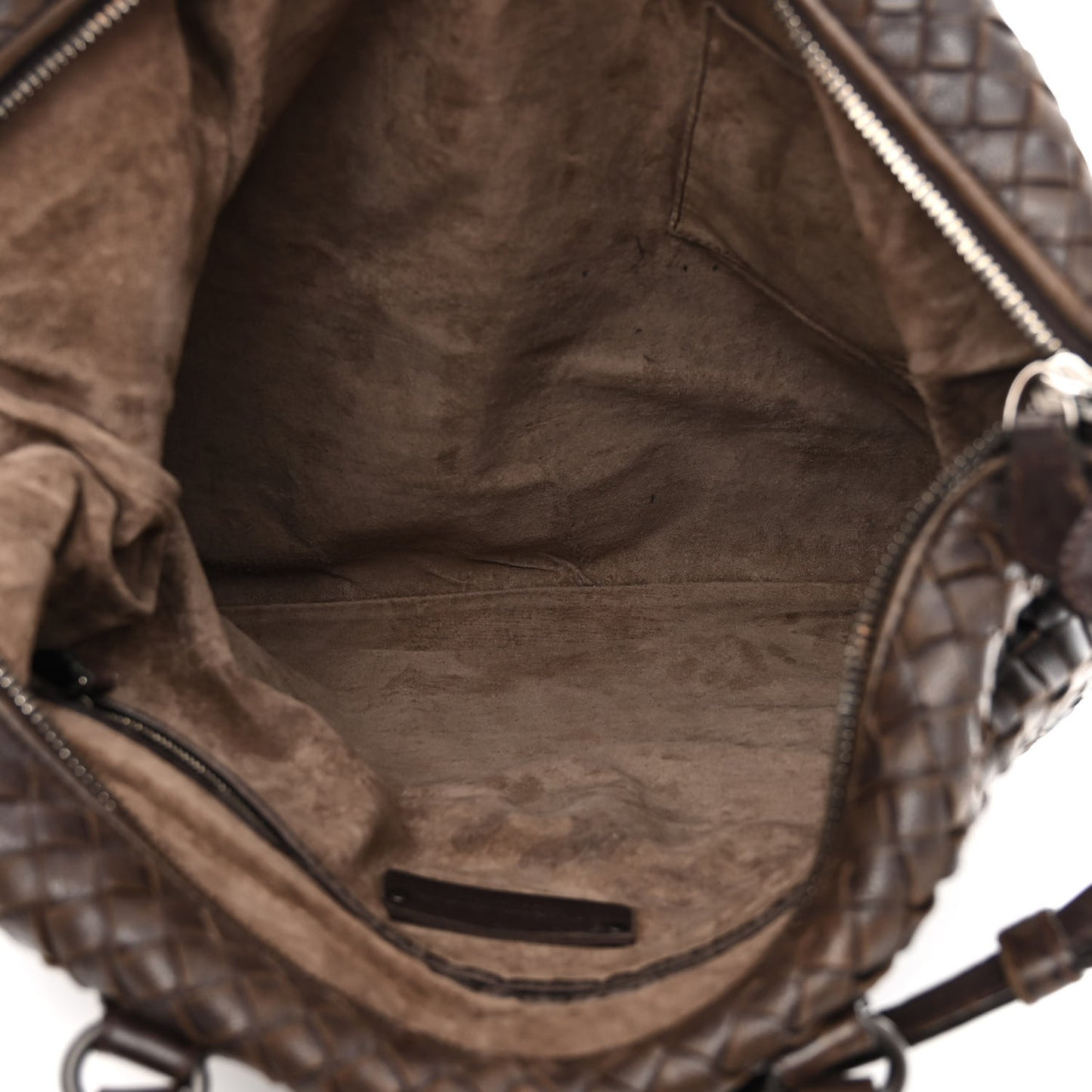 Nappa Intrecciato Maxi Convertible Tote Ebano