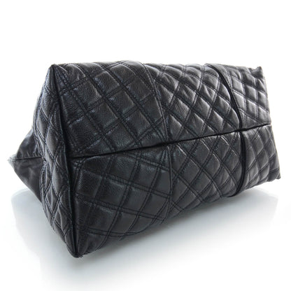 Marc Jacobs Leather Mixed Quilted Tote Black 4 of 7