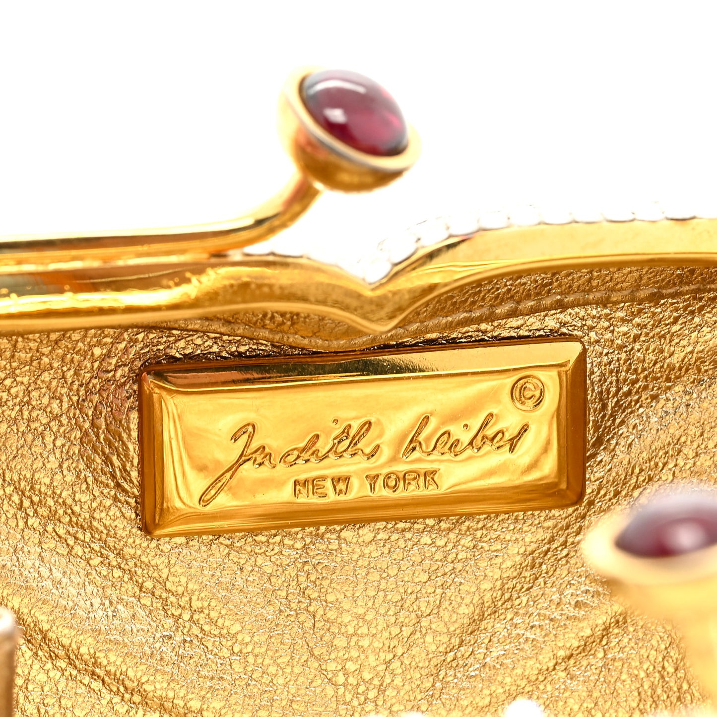 Swarovski Crystal Minaudiere Clutch Gold Silver