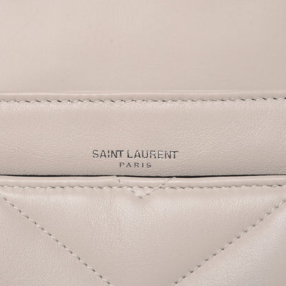 Saint Laurent Calfskin Y Quilted Monogram Loulou Shoulder Bag Porcellana 11 of 15
