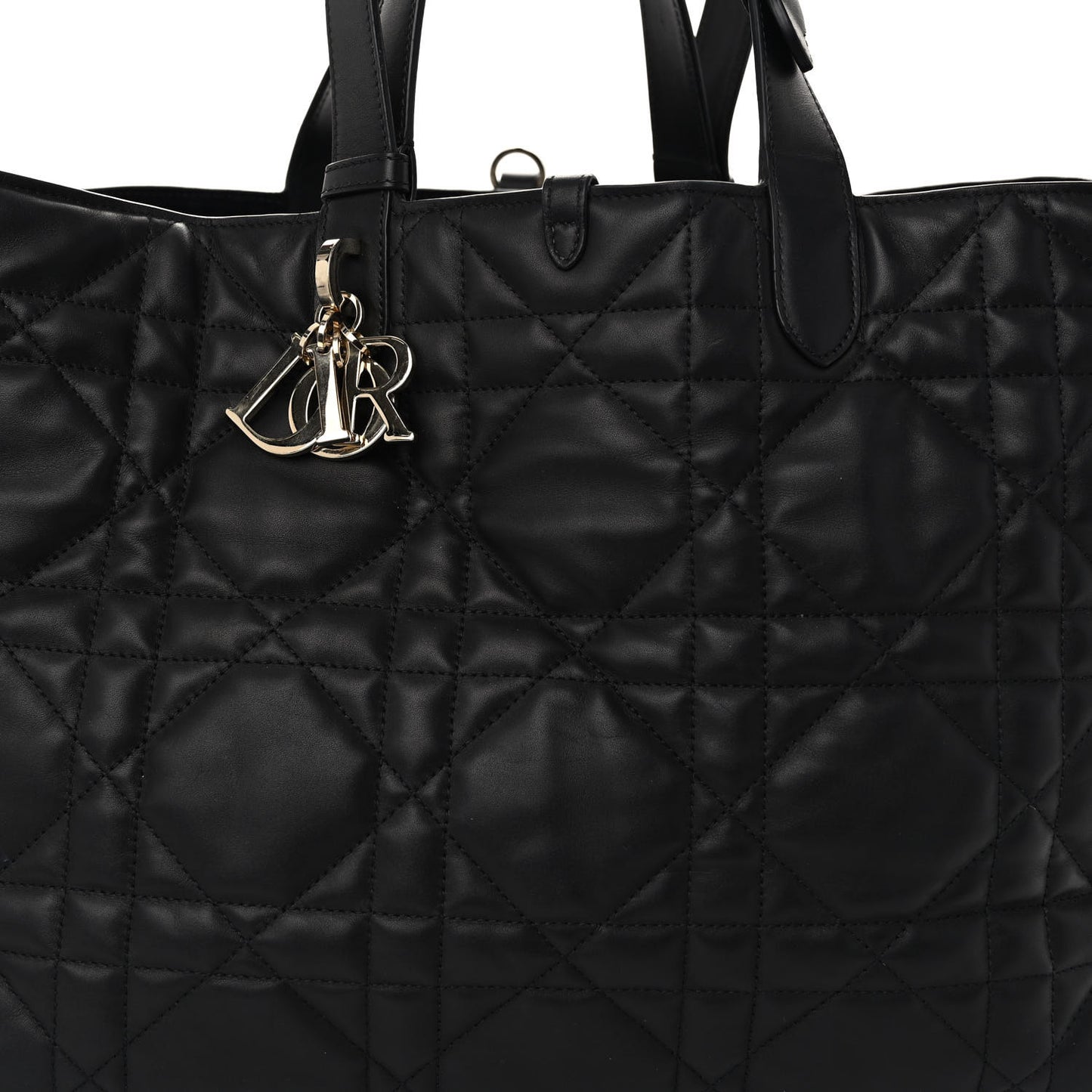 Calfskin Macrocannage Large Toujours Black