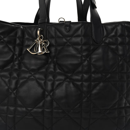 Christian Dior Calfskin Macrocannage Large Toujours Black 9 of 11
