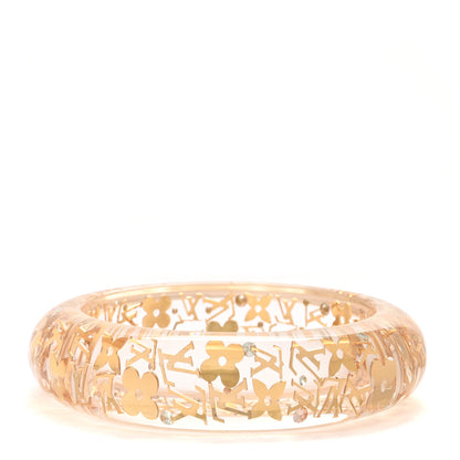 Louis Vuitton Resin Swarovski Medium Inclusion Bracelet GM Transparent 1 of 4