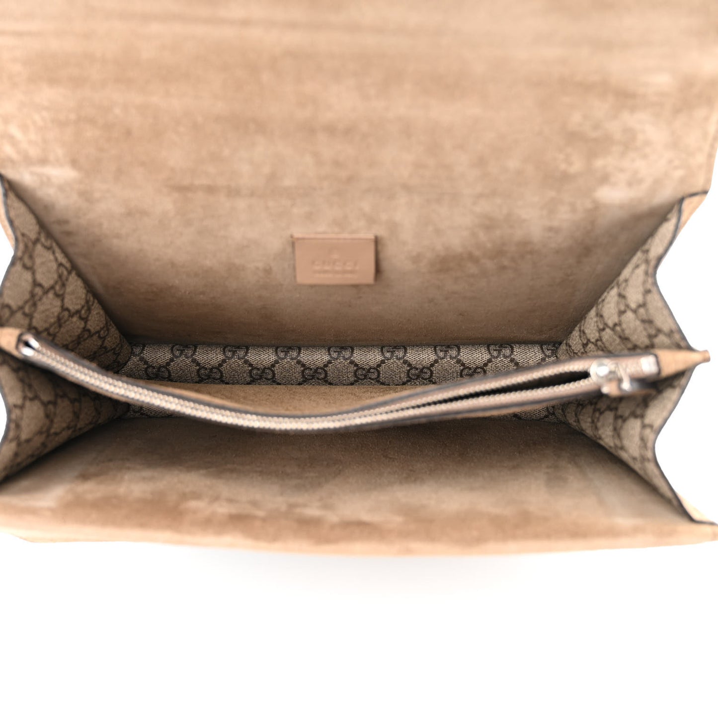 GG Supreme Monogram Medium Dionysus Shoulder Bag Taupe