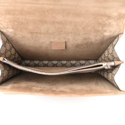 Gucci GG Supreme Monogram Medium Dionysus Shoulder Bag Taupe 5 of 15