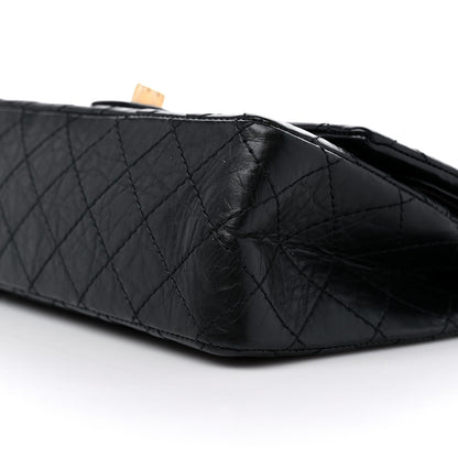 Chanel Aged Calfskin Quilted 2.55 Reissue 225 Flap Black 9 of 9