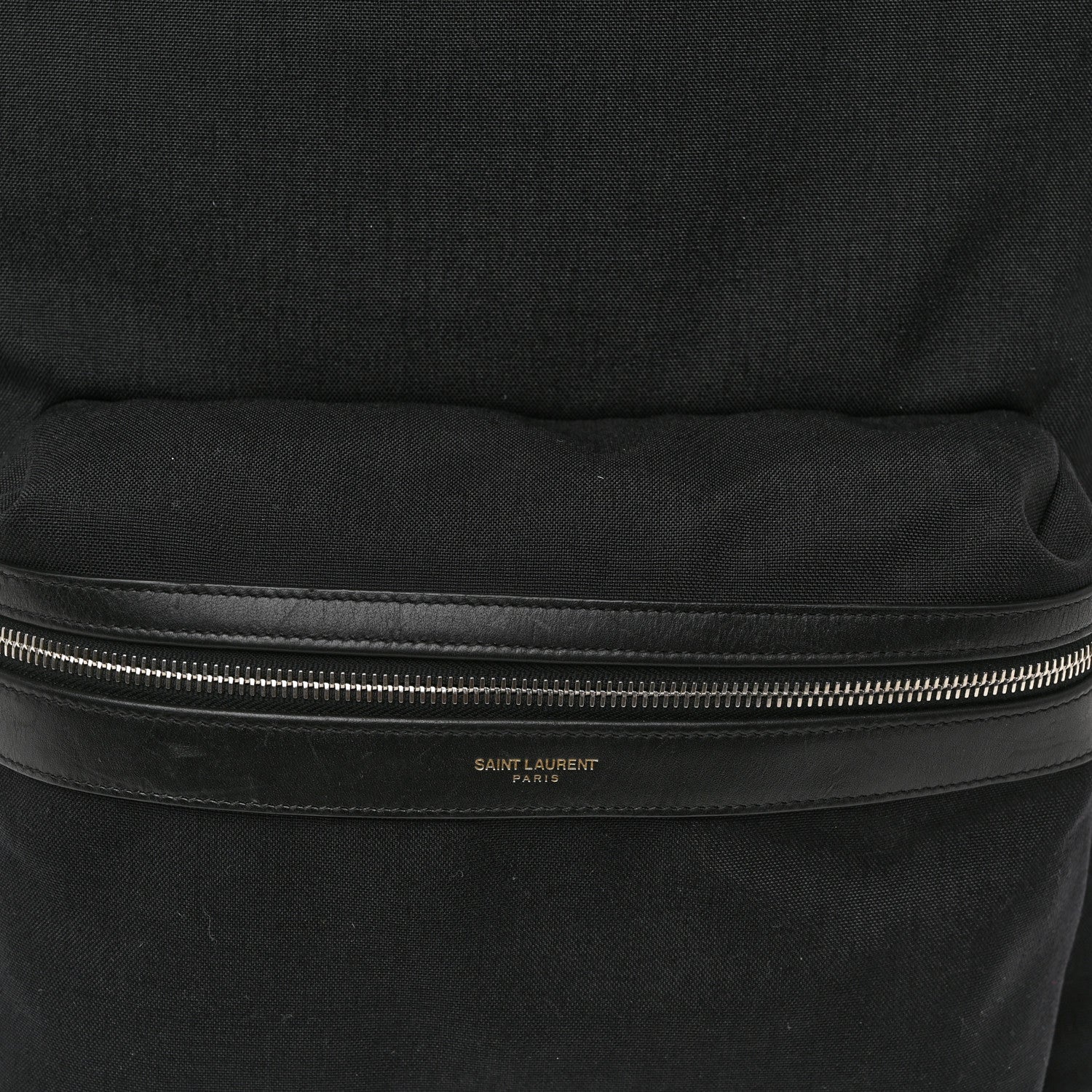 Saint Laurent Canvas Nylon Giant City Backpack Black 7 of 9