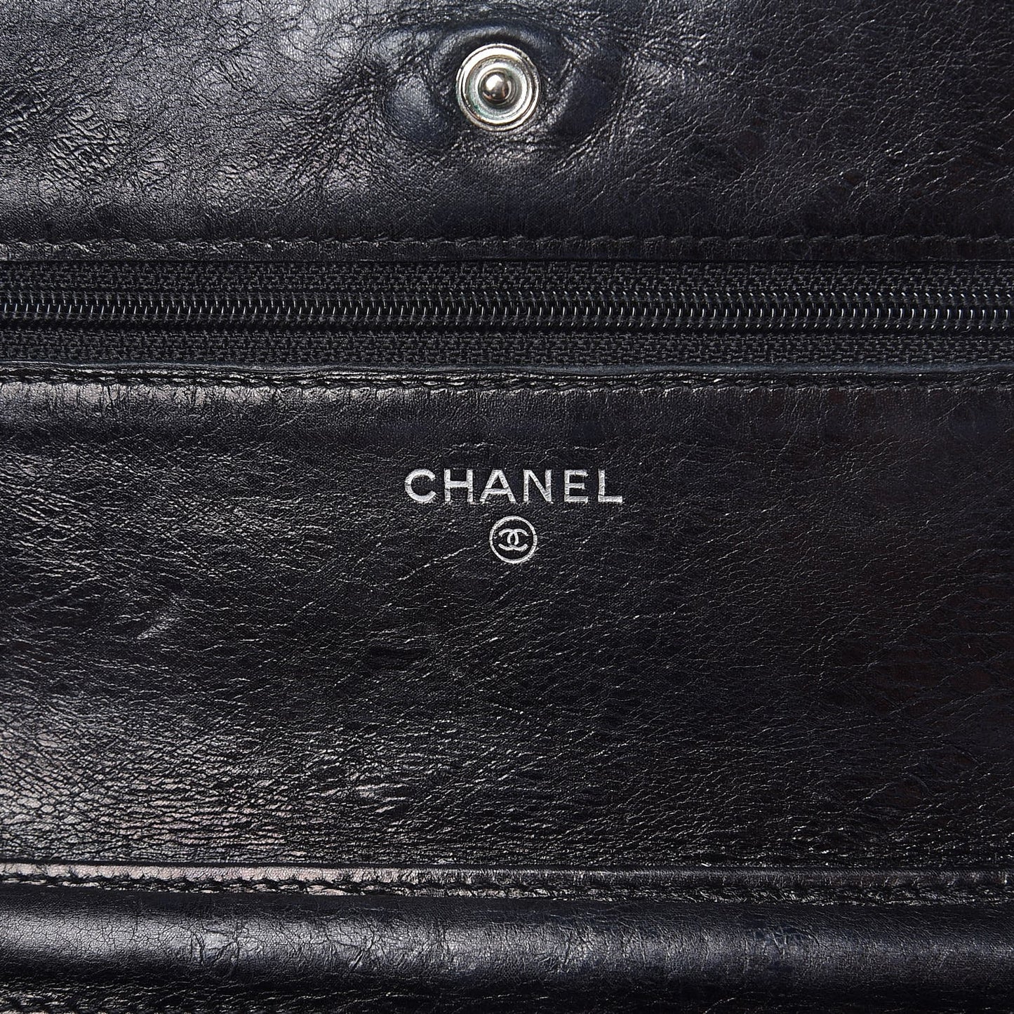Aged Calfskin Reissue Wallet On Chain WOC Black