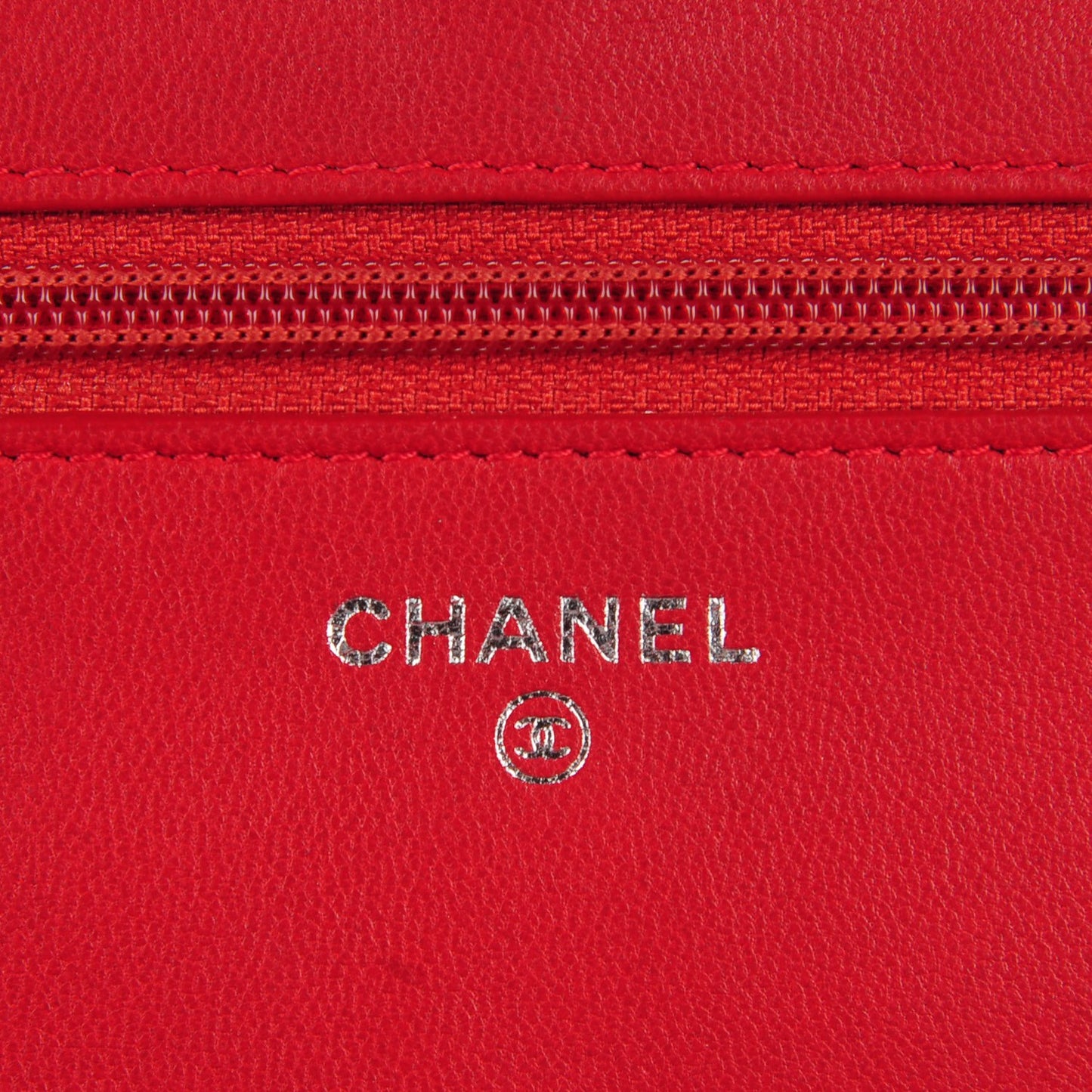 Lambskin Quilted Wallet On Chain WOC Red Pink