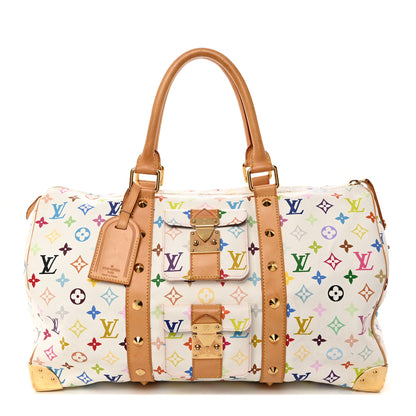 Louis Vuitton Monogram Multicolor Keepall 45 White 1 of 17
