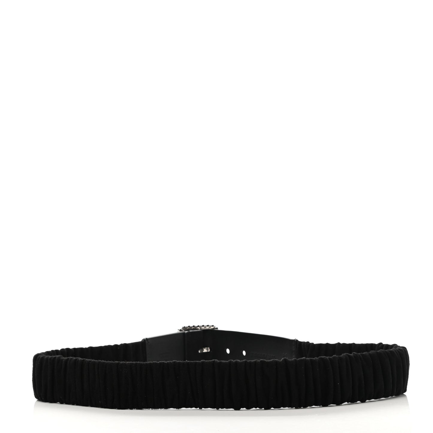 Suede Crystal CC Belt 85 34 Black