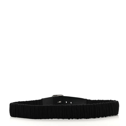 Chanel Suede Crystal CC Belt 85 34 Black 4 of 8