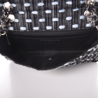 Chanel Denim Woven Medium Flap Light Blue 6 of 14