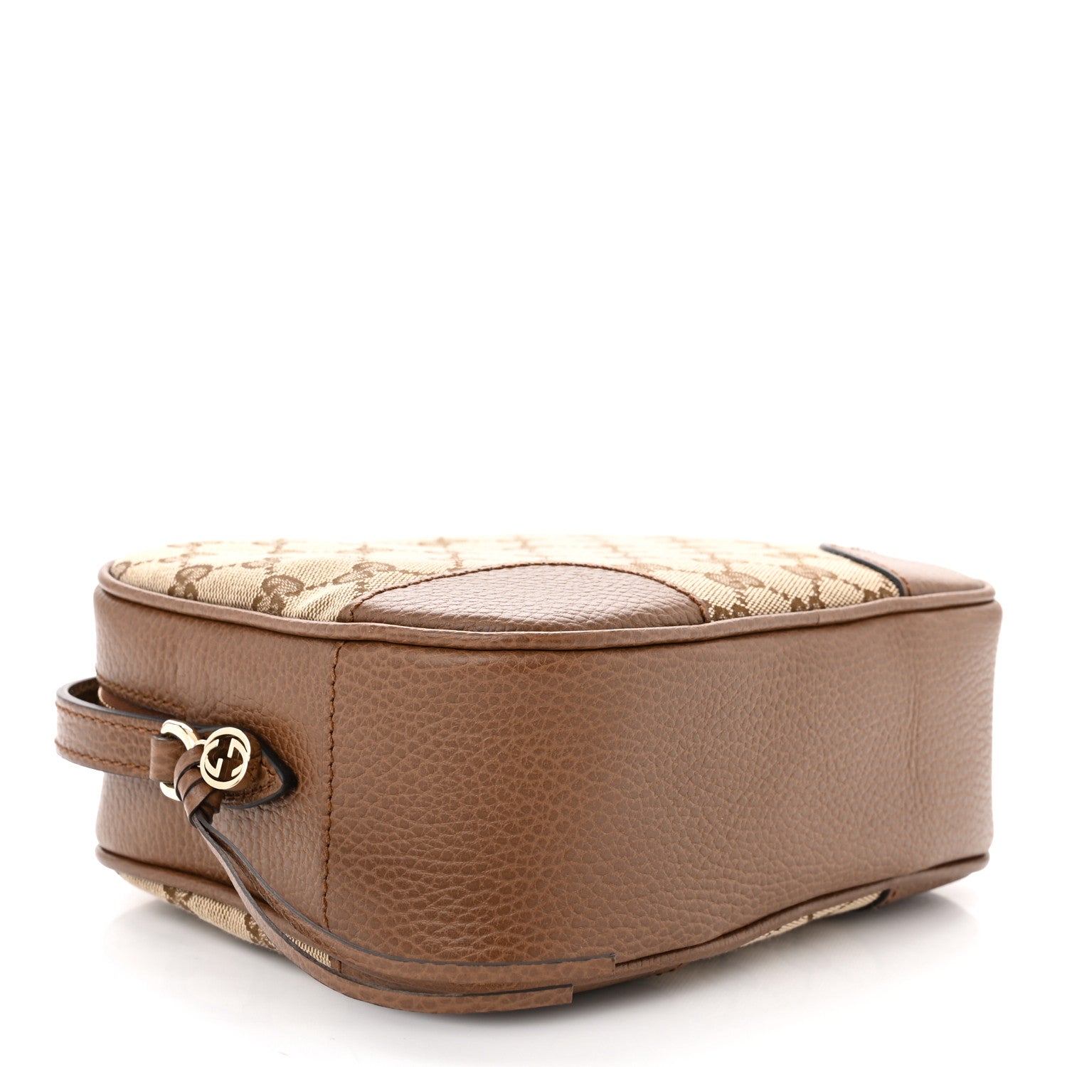Gucci Monogram Mini Bree Messenger Bag Beige Tabacco 4 of 10