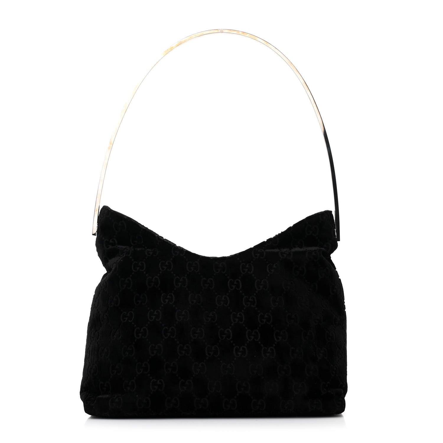 Gucci Velvet Hobo Black 1 of 10