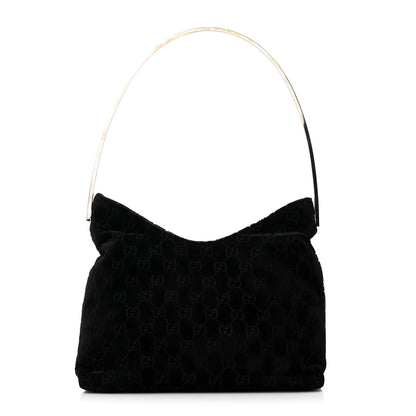 Gucci Velvet Hobo Black 1 of 10