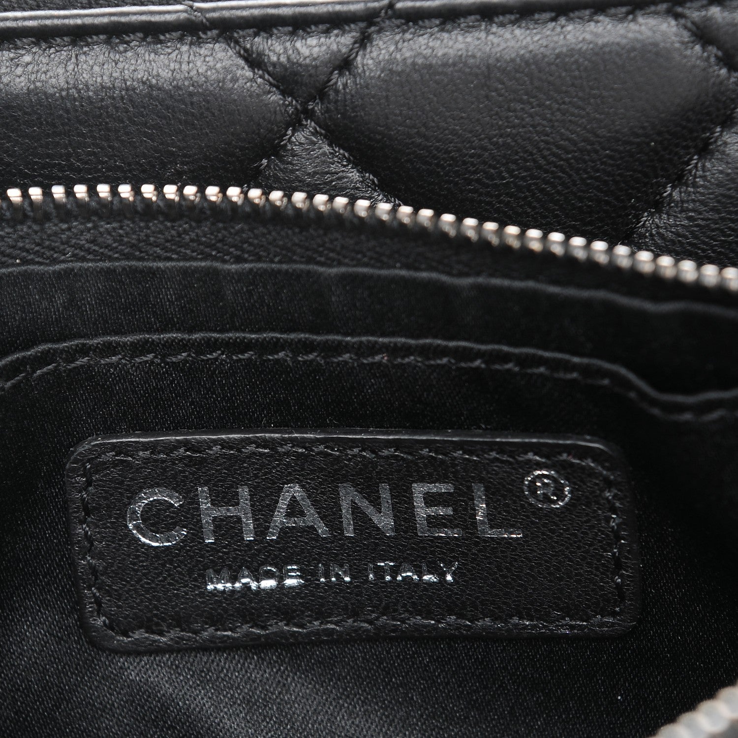 Chanel Patent Quilted Crossbody Black 8 of 14