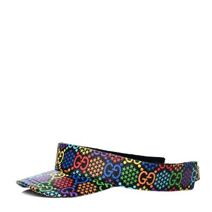 Gucci GG Supreme Monogram Psychedelic Izzy Visor XL Black Multicolor 1 of 8