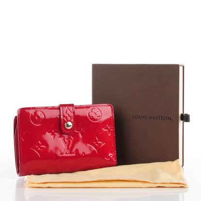 Louis Vuitton Vernis French Purse Wallet Pomme D'Amour 2 of 8